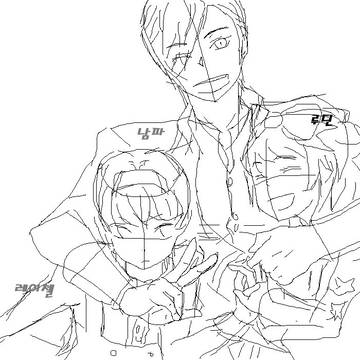昔描いてみた好きなキャラ達