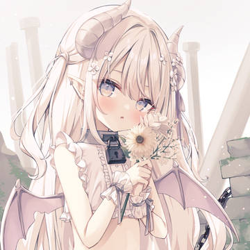 まっしろな竜人ちゃん