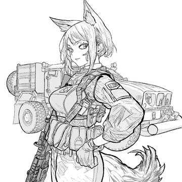 オペレーター猫娘