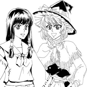霊夢と魔理沙
