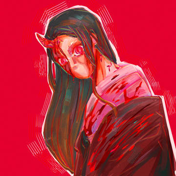 Slight horror Nezuko