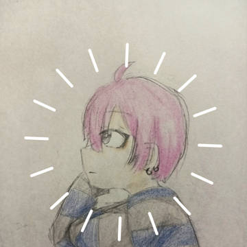 妹が描いたやつあげたった