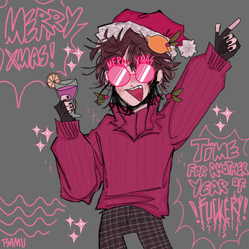 xmas kajii redrawn