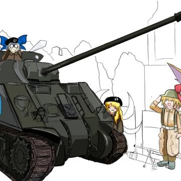 Cirno the Tank commander