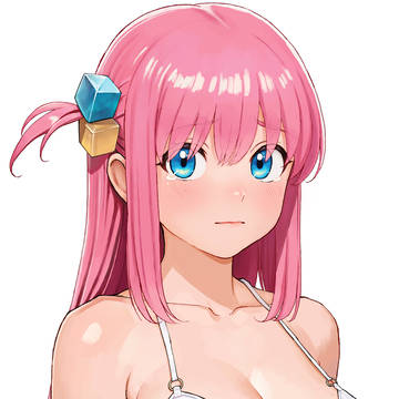 下着姿のぼっちちゃん
