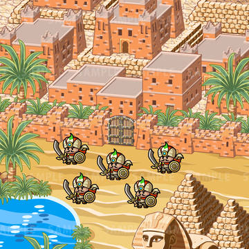 スマートフォン カジュアルゲーム素材の習作