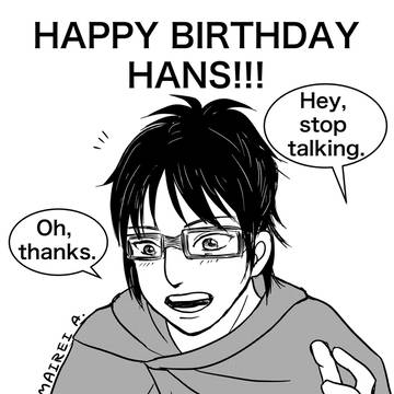 リヴァハン　誕生日イラスト　2023年