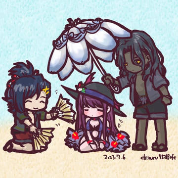 ゼルコバさんとカゲツくん⑤+ソラ