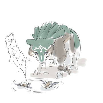 セミを食べようとして怒られる勇者