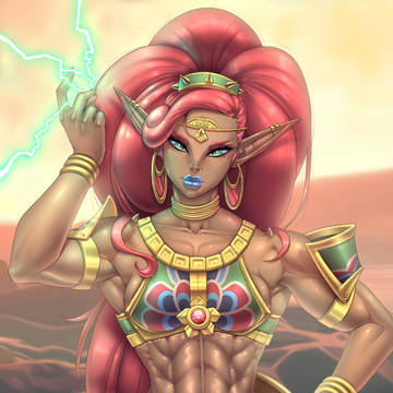 Urbosa fanart 2.0