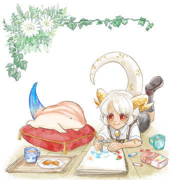 【ピクケ4】琥珀竜の手記 ソノアト と アノトキ【サンプル】