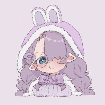 もふもふのうさ耳フード
