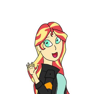 Sunset Shimmer Waving at You