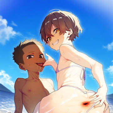 お互いの柔らかな尻と尻穴に興奮が止まらない少年たち