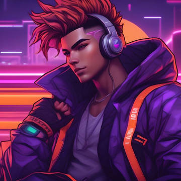 Neon Punk Free Fire Style