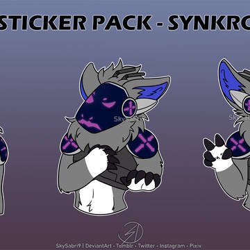 (Commission) Sticker Pack Synkro