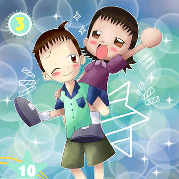 杉山と仲良し!!✨