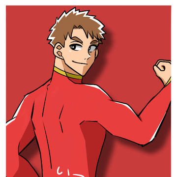 ヒーロー描き納め