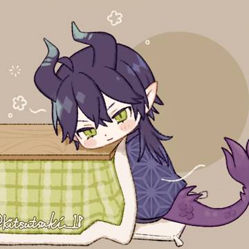 描き納めこたつマレ🍊