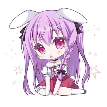 うさ耳ちゃんSDイラスト🐇