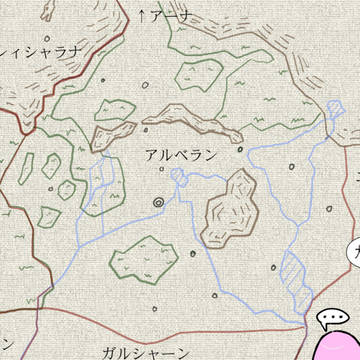 『少女の望まぬ英雄譚』王国周辺地図