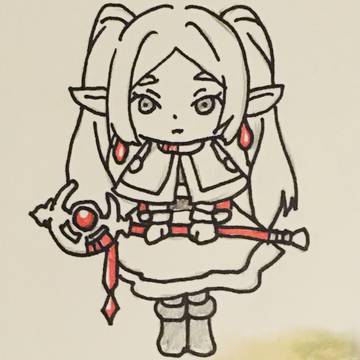 葬送のフリーレン　手書きイラスト
