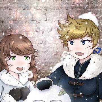 雪国のきょうだい
