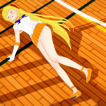 Sailor Venus Knocked Out.