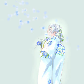 和装のフリーレン　勇者の夢