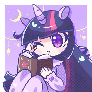擬人化トワイライトスパークルのパジャマ姿みたいなやつ
