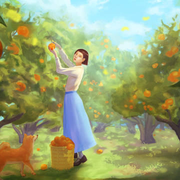 2024 年賀状 🍊