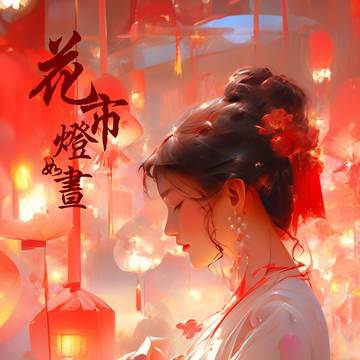 花市燈は晝の如し