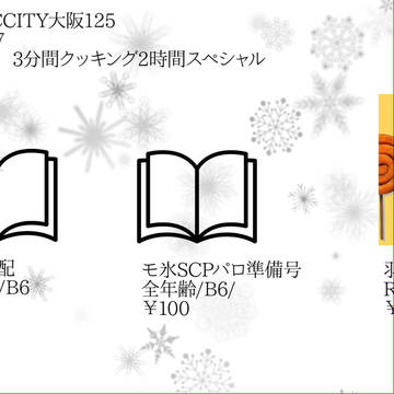 【1/7 TheROCK】お品書き【CC大阪125】