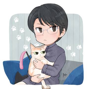 ノブさんとかぼすちゃん。