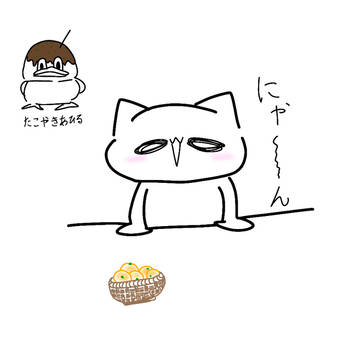 にゃ〜〜〜〜〜ん🐙