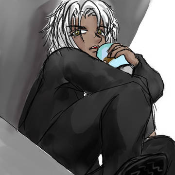 液タブ試し描きの南雲ニキが若くなってしまった