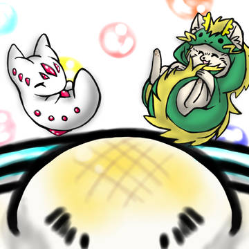 おもちでトランポリン