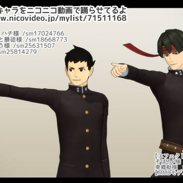 成歩堂龍ノ介くんと亜双義くんをまたモデリングしたよ