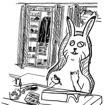 うさぎさんの書斎