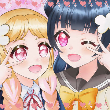 善子ちゃん&夏美ちゃん😈🥤