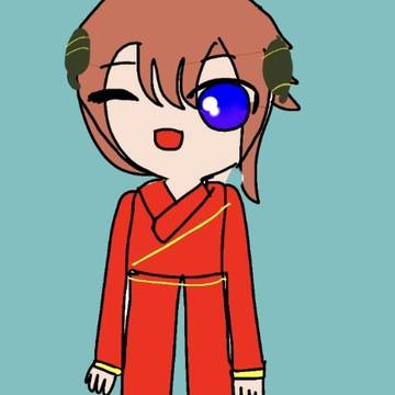 《リクエスト画》銀魂神楽ちゃんのイラスト