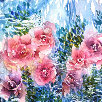 水底の花