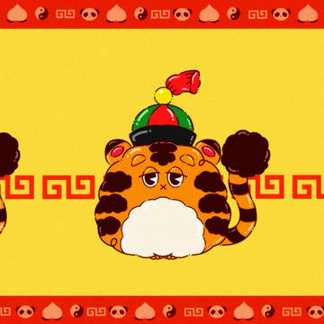 もこもこトラちゃん🐯ちゅうかふう
