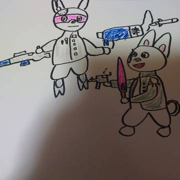 ゼロ少佐とフロスト中尉