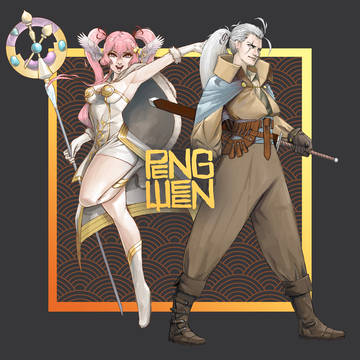 My girfriend and I's OCs