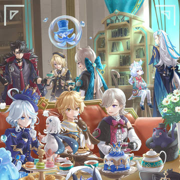 フォンテーヌキャラたちのお茶会(楓丹茶會）