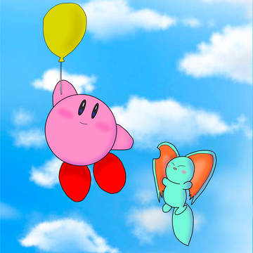 ふわふわカービィ
