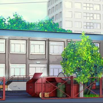 School Backyard Background 2014