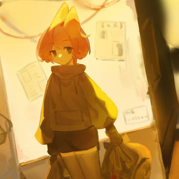 近所に住む少女は、普通に下に降りてゴミを捨てただけです