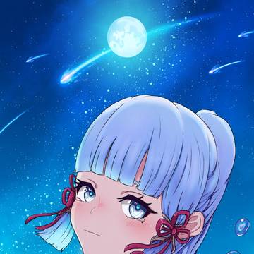 「彼女の氷華が溶ける時」 (「白鷺氷華」 神里綾華)